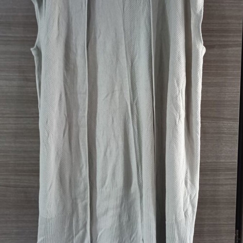Cardigan long cotton gray used, size L