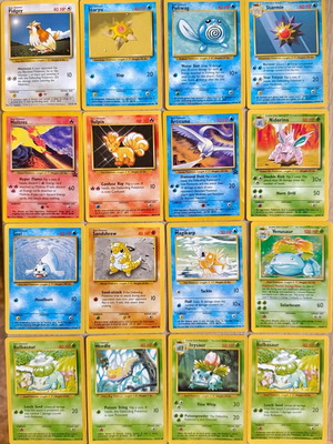 Pokémon Vintage Base Set Lot (1999) Venusaur Holo και αυθεντικές κάρτες σαν καινούργιο