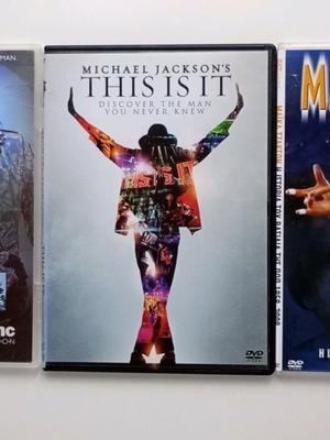 Michael Jackson 3 DVD collection like new with Greek subtitles