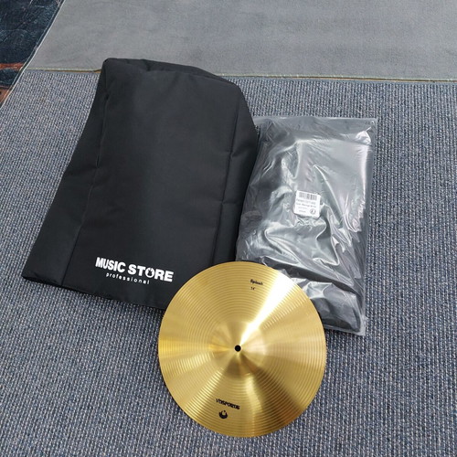 Behringer B112D Speaker Cases new with 14" Crash Turkey cymbal gift