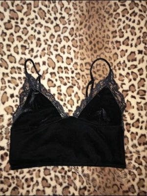 Bra top Bershka new, size M, black