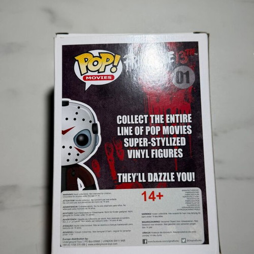Funko Pop! Movies Jason Voorhees 01 1st Edition new