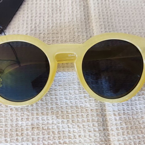 Solo-Solis NDL5548 sunglasses new, yellow cream frame