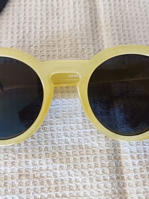 Solo-Solis NDL5548 sunglasses new, yellow cream frame