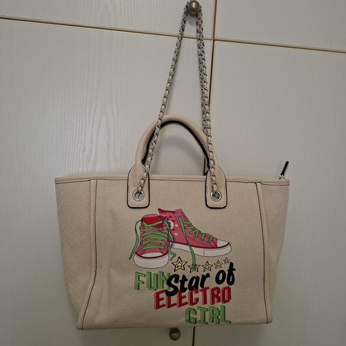 Canvas shoulder bag new, boat sailcloth style