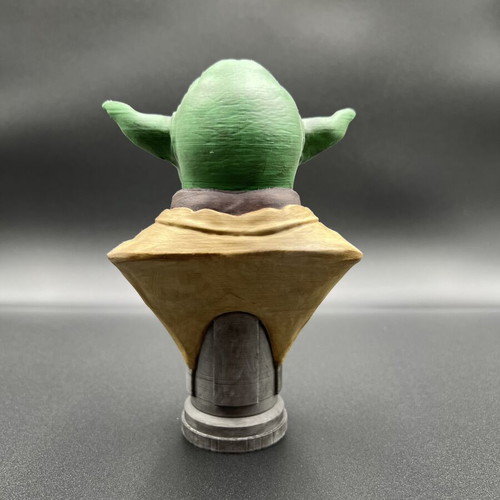 Yoda Bust custom hand-painted, like new, Star Wars collectible