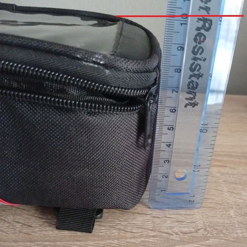 Bicycle Frame Bag like new, black, large capacity