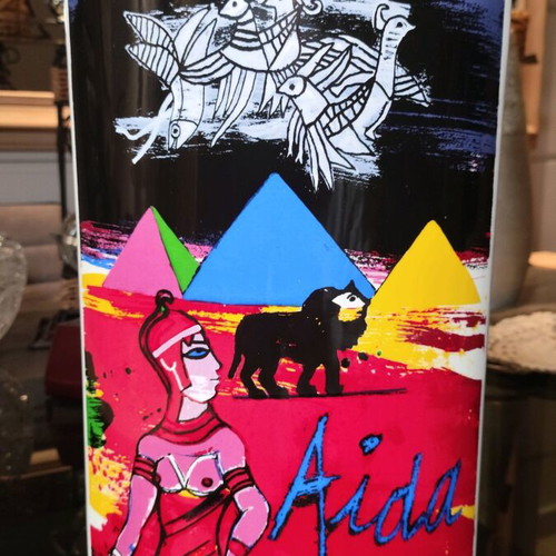 Corneille "Aida" collectible vase like new, limited edition 147/450