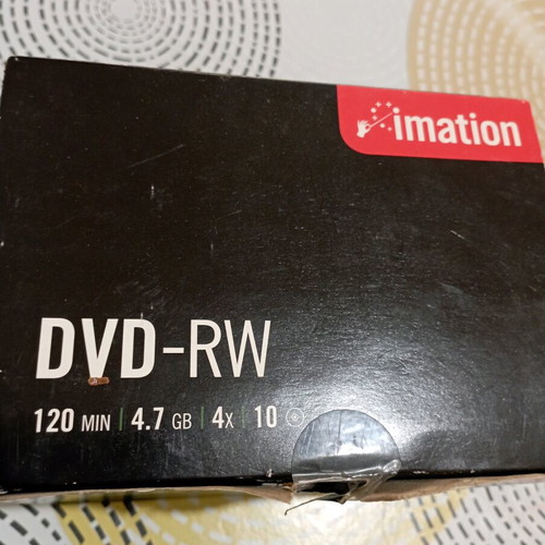 Imation DVD-RW new, rewritable pack of 10