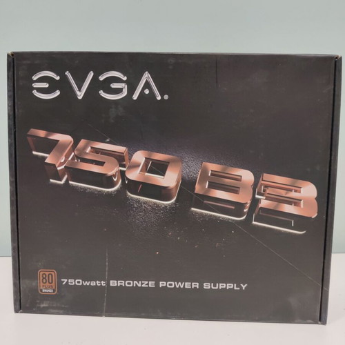 EVGA 750 B3 power supply 750W 80+ Bronze full modular like new