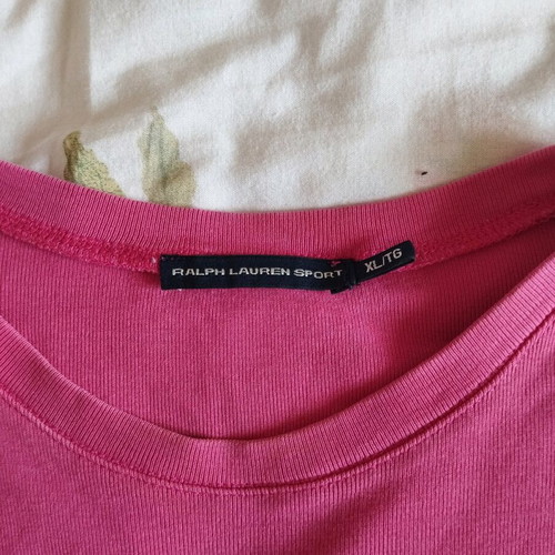Polo Ralph Lauren blouse used, size XL, pink with green logo