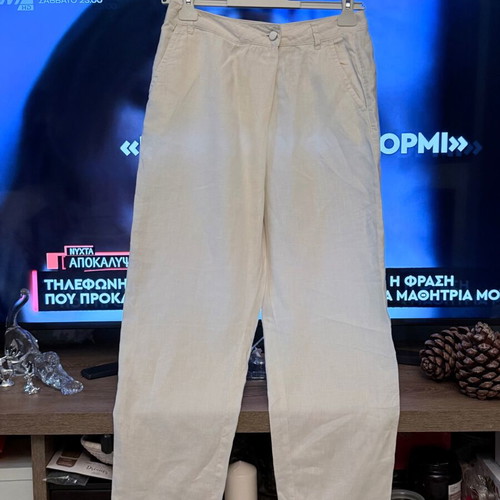 Linen pants Benetton like new, beige, size M 38 10