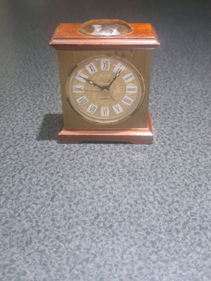 Vintage Europa table clock used with Roman numerals