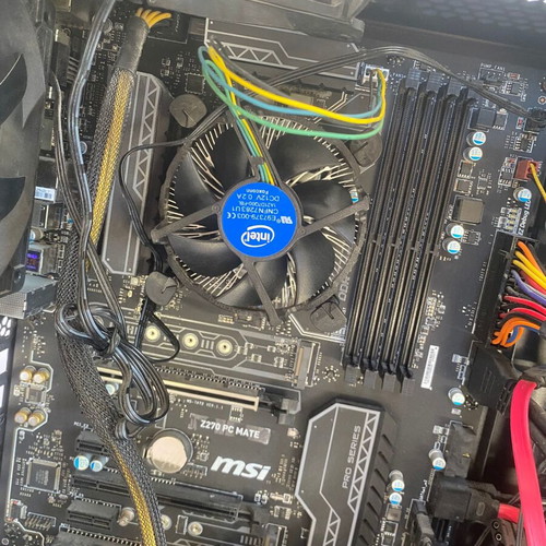 PC Components Set like new with Corsair Carbide 100R, Intel i5-7600, MSI Z270