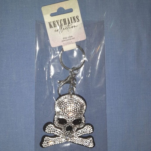Skull keychain, new with tag