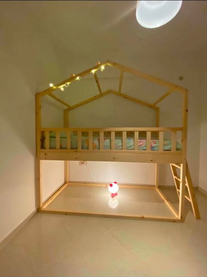 Bed 0.90x2.00 with storage space, used