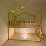 Bed 0.90x2.00 with storage space, used