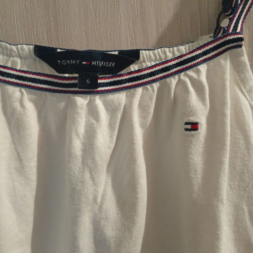 Tommy Hilfiger sleeveless girls' top, age 6, white