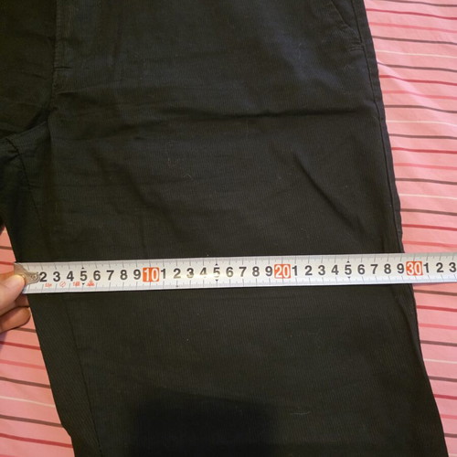 Dur casual men's pants, black, size S, fabric