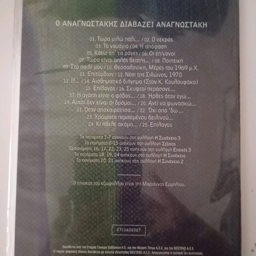 Manolis Anagnostakis CD used