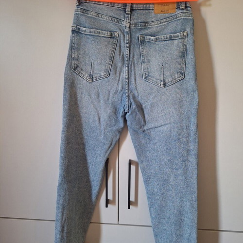 Stradivarius Mom Slim Fit Jeans Size 38 Like New Light Blue