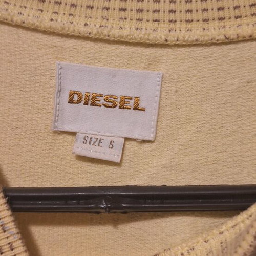 Diesel yellow dress used, thick cotton sleeveless, small-medium