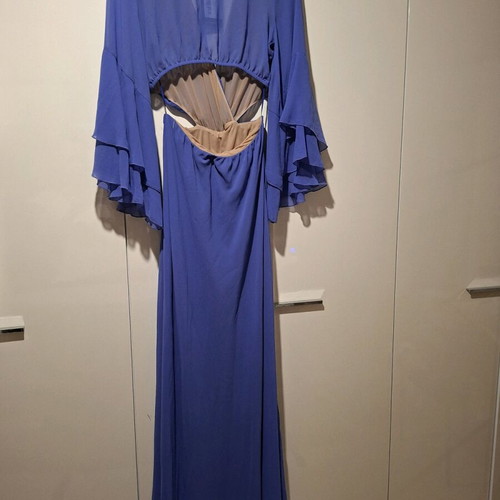 Lynne long dress new, blue and purple, size L