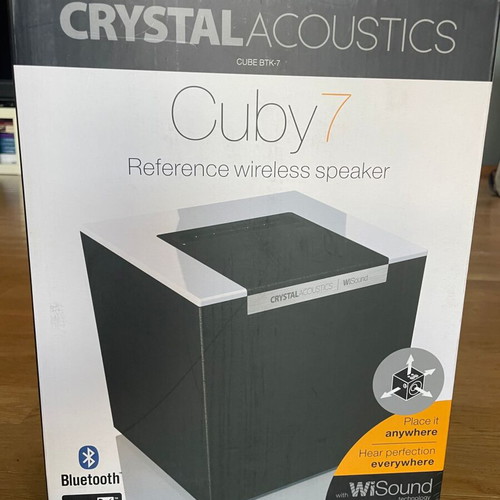 Crystal Acoustics Cuby 7 Bluetooth speaker like new, WiSound technology
