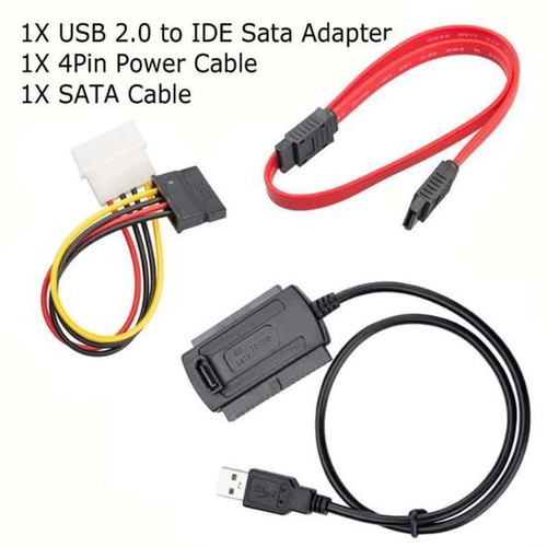 USB cable for 2.5"/3.5" SATA/IDE HDD/DVD/SSD connection new