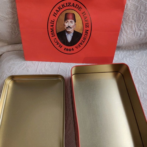 Vintage box and bag HM1864 from Istanbul used