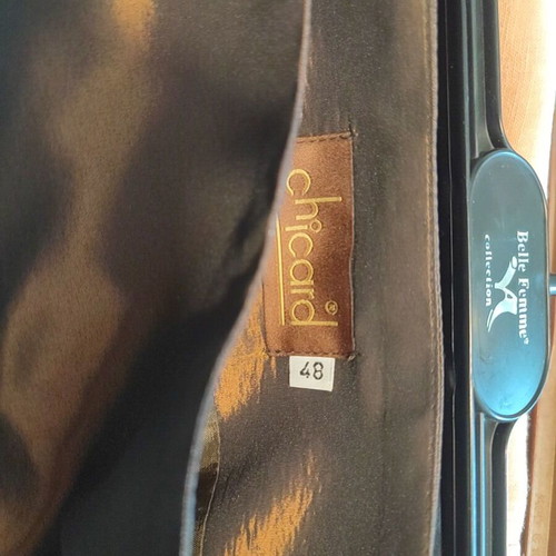 Maxi asymmetrical skirt Chicard size 48 new, brown