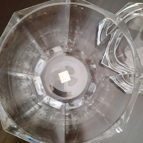 Glass fondant dish for chocolates used