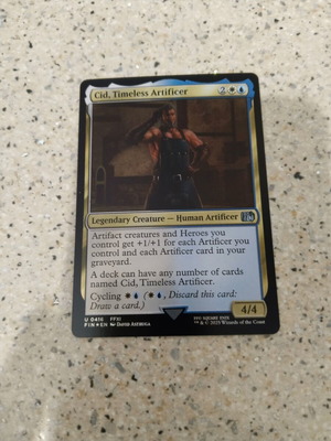Cid, Timeless Artificer фойл карта Magic the Gathering нова
