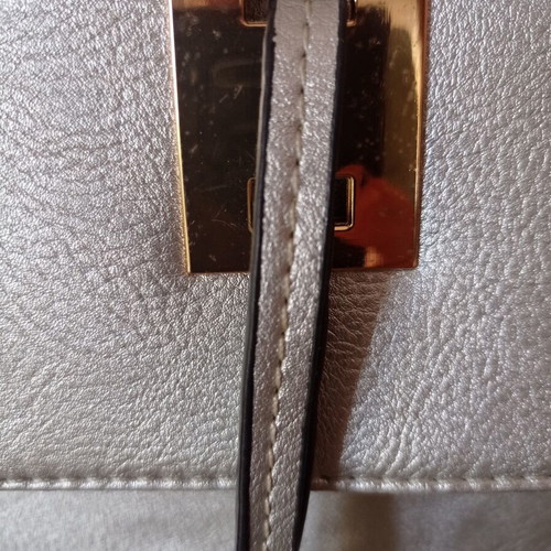 Women's shoulder bag silver like new