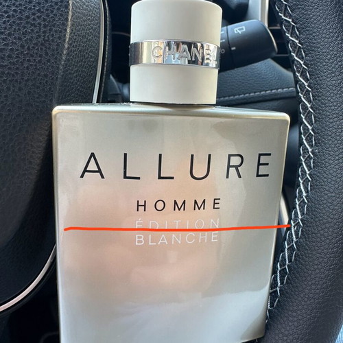 Chanel Allure Edition Blanche EDP used, about 60% full