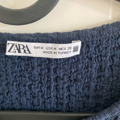 Zara women's blouse like new, blue, size M