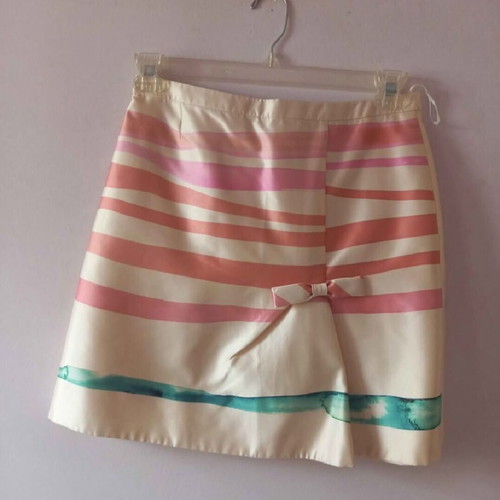 Authentic Louis Vuitton silk skirt size 38 like new