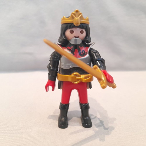 Playmobil king with golden sword used