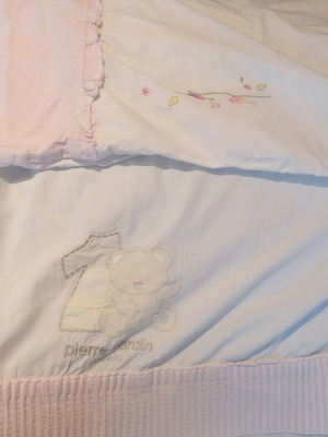 Baby bedding set with pillowcase like new