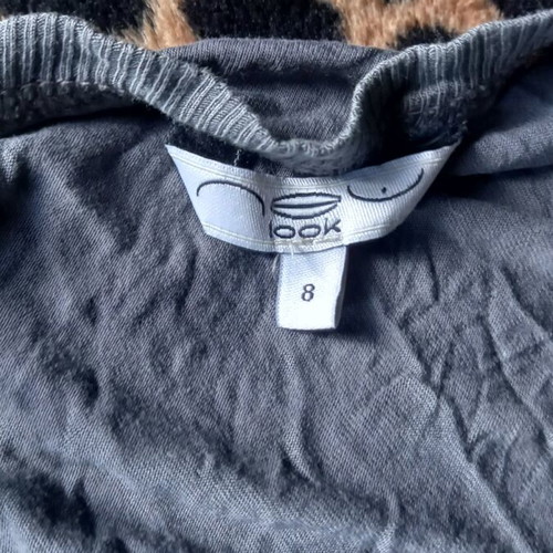 New Look cardigan cotton gray like new