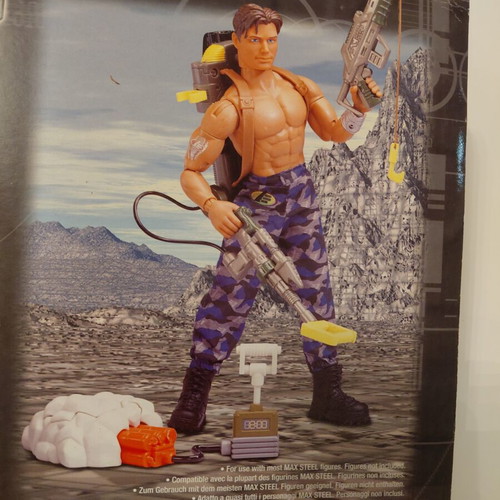 Max Steel N-Tek Emergency Gear vintage 2000 Mattel new sealed