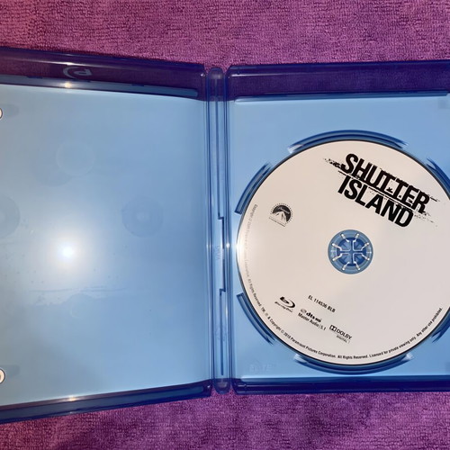 Shutter Island Blu-ray disc with Greek subtitles