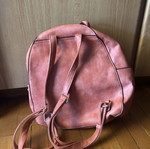Backbag Verde like new, burnt orange color