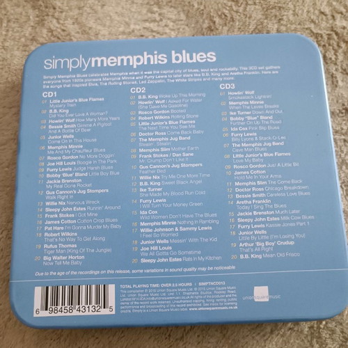 Simply Memphis Blues 3CD box set mint