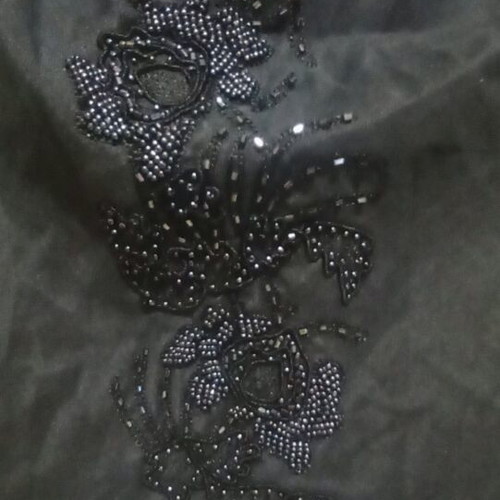 Black dress like new with side zipper, size small
