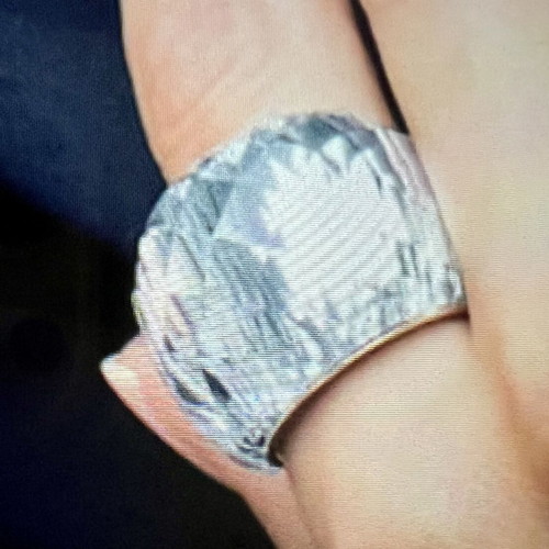Swarovski Nirvana ring new, silver tone size 55 narrow