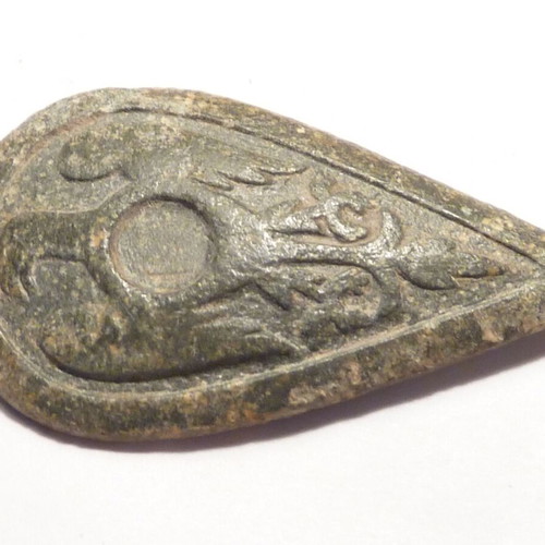 German bronze breast badge WWI used