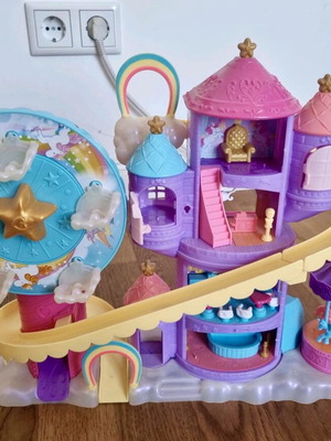Polly Pocket μεγάλο σετ παιχνιδιού λούνα παρκ με ουράνιο τόξο