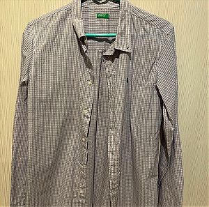 Αγορίστικο πουκάμισο Benetton, 13-14 ετών, σαν καινούριο!