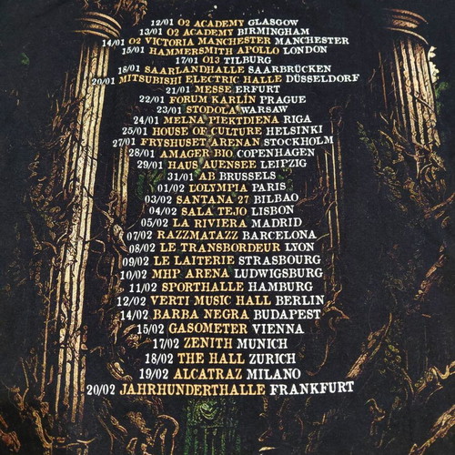 Heaven Shall Burn Shirt Germany Extreme Metal Tour 2023 Size M like new